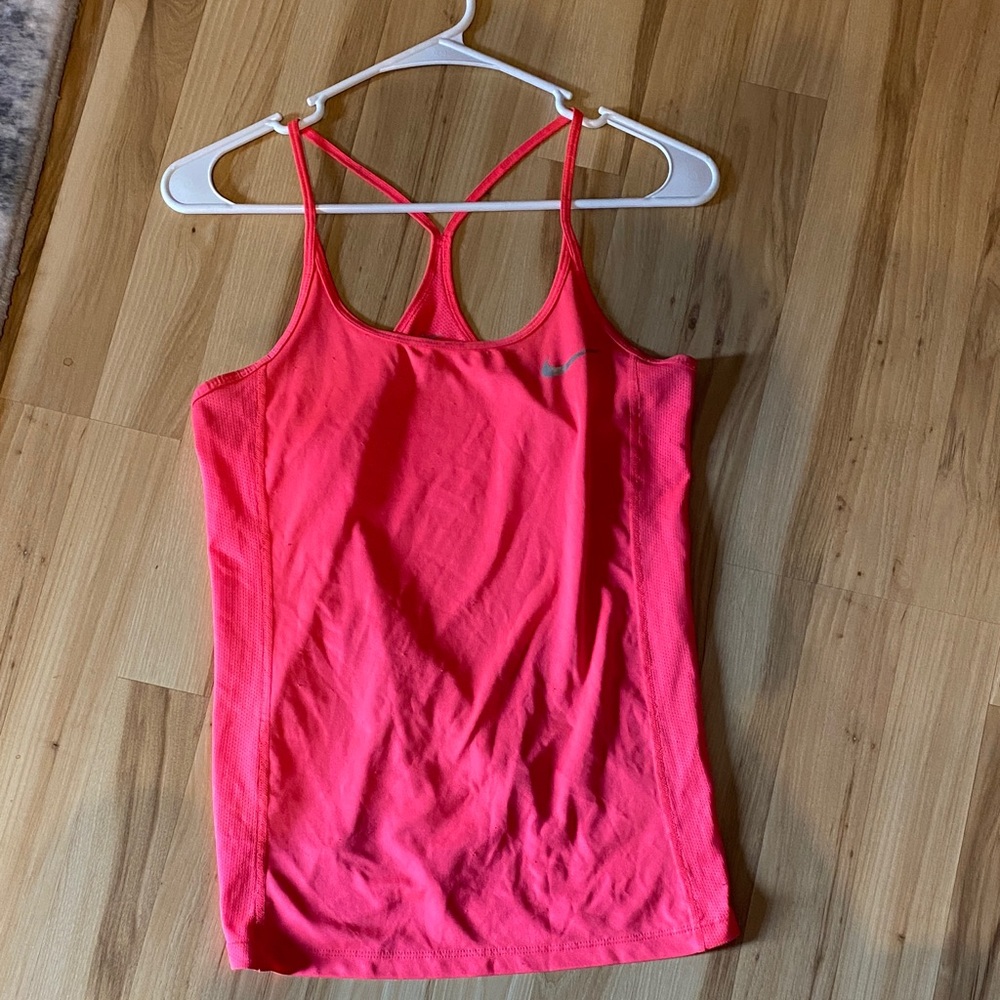 Nike Women's Neon Pink Racerback Tank Top